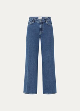 Rails Dames Angeleno high waist wide leg jeans met medium wassing in de kleur Indigo