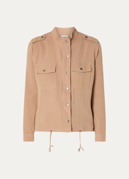 Rails Dames Collins jack van katoen met borstzakken in de kleur Camel