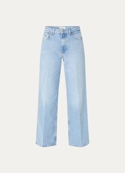 Rails Dames Getty high waist loose fit jeans met lichte wassing in de kleur Lichtblauw