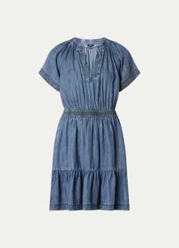 Rails Dames Corvera mini tuniekjurk van denim in de kleur Indigo