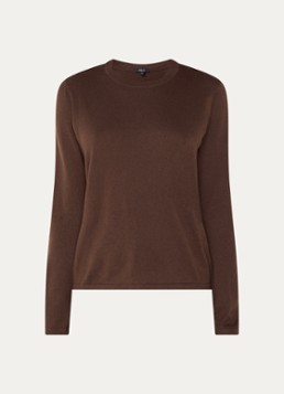 Rails Dames Fijngebreide top in kasjmierblend in de kleur Bruin