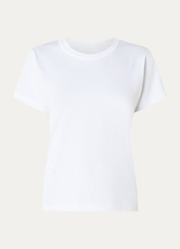 Rails Dames Girlfriend T-shirt met ronde hals in de kleur Wit