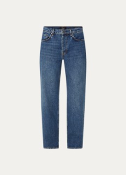 Rails Dames Mid waist straight leg jeans met medium wassing in de kleur Indigo