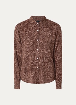 Rails Dames Josephine blouse met print in de kleur Bruin
