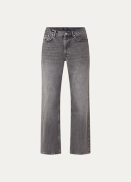 Rails Dames Low waist straight fit jeans met gekleurde wassing in de kleur Grijs