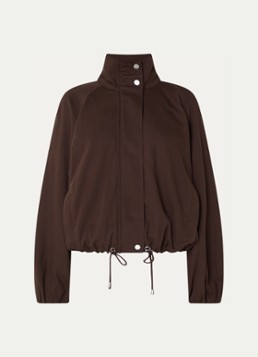 Rails Dames Blake jack met ballonmouw en steekzakken in de kleur Donkerbruin