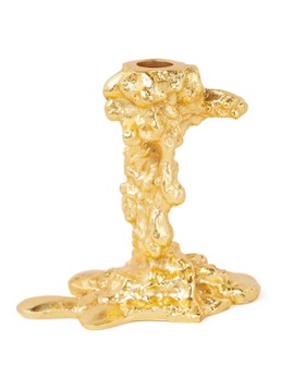 POLSPOTTEN Drip kandelaar 13,5 cm Goud - Deal