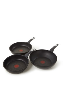 Tefal Unlimited pannenset 3-delig Zwart - Deal