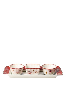 Villeroy & Boch Toy's Delight partyschaal set van 4 Steenrood - Deal