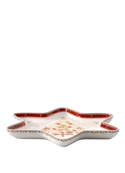 Villeroy & Boch Winter Bakery Delight Kerst partyschaal 37 cm Gebroken wit - Deal