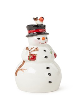 Villeroy & Boch Nostalgic Melody sneeuwpop met muziek 15 cm Gebroken wit - Deal