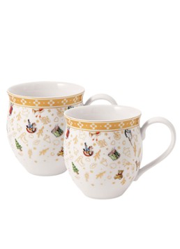 Villeroy & Boch Toys Delight kerstmok 35 cl set van 2 Goud - Deal