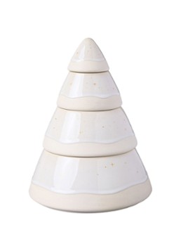 Villeroy & Boch Winter Glow Boom opbergdoos Gebroken wit - Deal
