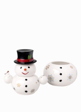 Villeroy & Boch Christmas Toys Memory sneeuwpop opbergdoos Gebroken wit - Deal