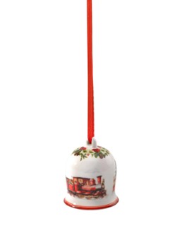 Villeroy & Boch Annual Christmas 2025 Klokje kersthanger 5,6 cm Gebroken wit - Deal