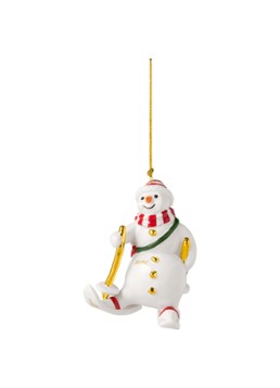 Villeroy & Boch Sneeuwpop 2026 kersthanger 10 cm Wit - Deal