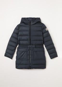 Moncler Meisjes Pasenza gewatteerde jas met donsvulling in de kleur Zwart, maat: 116