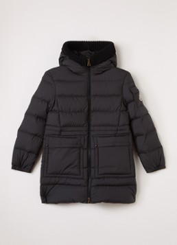 Moncler Meisjes Irma gewatteerde parka met donsvulling in de kleur Zwart, maat: 152
