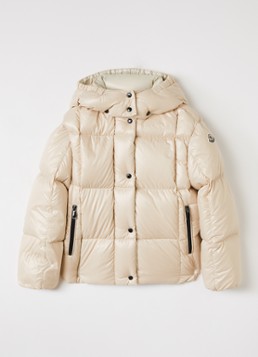 Moncler Meisjes Parana gewatteerd jack met donsvulling in de kleur Creme, maat: 14A=164