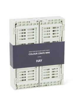 Hay Colour Crate Mini vouwkrat set van 2 Mint - Deal