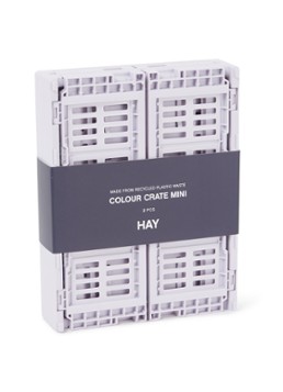 Hay Colour Crate Mini vouwkrat set van 2 Lavendel - Deal