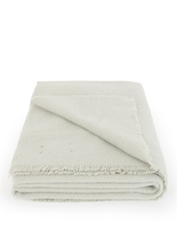Hay Mono plaid van wol 130 x 180 cm Lindegroen - Deal