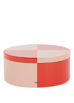 Hay Tin Container Round blik Rood - Deal