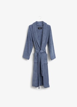 Hay Dames Mono badjas met steekzakken in de kleur Blauw, maat: S/M