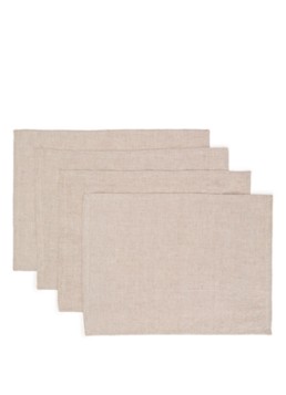 Hay Tavolo servet 31 x 43 cm set van 4 Donkerbeige - Deal