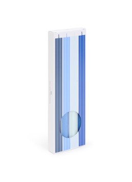 Hay Hexagon kaars set van 4 Blauw - Deal
