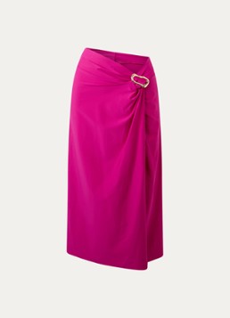 PrimaDonna Dames Uvita midi strandrok met split in de kleur Fuchsia