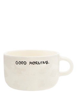 Anna + Nina Good Morning cappuccino kopje 25 cl Wit - Deal