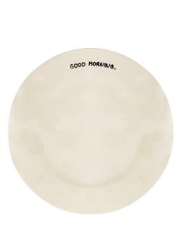 Anna + Nina Good Morning ontbijtbord 22 cm Wit - Deal