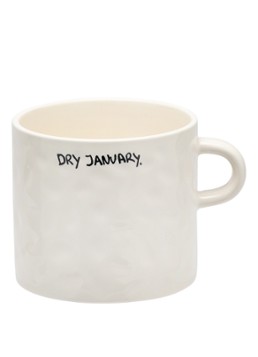 Anna + Nina Dry January mok 50 cl Gebroken wit
