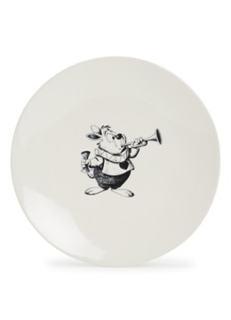 Anna + Nina White Rabbit's Delight gebaksbordje 15 cm Gebroken wit - Deal