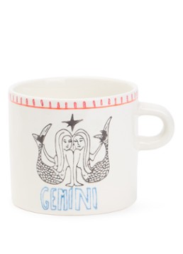 Anna + Nina The Gemini Zodiac mok 50 cl Gebroken wit - Deal