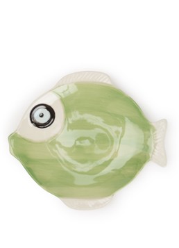 Anna + Nina Tidal Fish serveerschaal 17 cm Groen - Deal