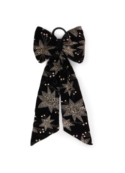 Anna + Nina Starry Eve Small strik kersthanger 48 cm Zwart - Deal