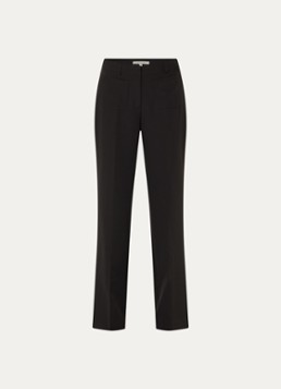 Fifth House Dames Peggi high waist wide fit pantalon met opgestikte zakken in de kleur Zwart