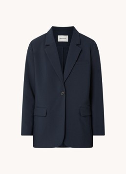 Modström Dames Gale blazer met klepzakken in de kleur Indigo