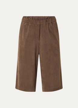 Modström Dames Britney low waist wide fit culotte in de kleur Hazelnootbruin