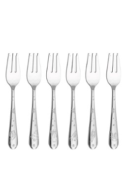 Villeroy & Boch Toy's Delight gebaksvork set van 6 Zilver - Deal