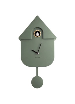 Karlsson Modern Cuckoo klok Groen - Deal