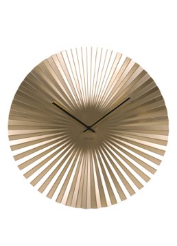 Karlsson Sensu XL wandklok Goud - Deal