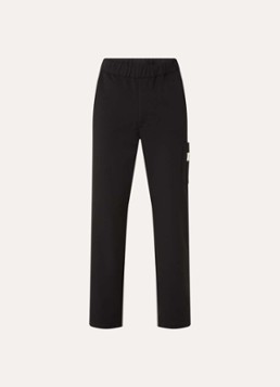 FLÂNEUR Heren Atelier loose fit joggingbroek met logo en steekzakken in de kleur Zwart, maat: L