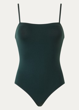 Eres Dames Tandem badpak zonder beugel in de kleur Donkergroen, maat: 46