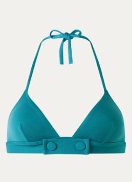 Eres Dames Bord triangel bikinitop met sierknopen in de kleur Zeegroen, maat: 42