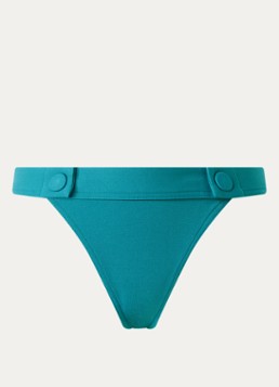 Eres Dames Heritage tanga bikinislip met sierknopen in de kleur Zeegroen, maat: 44