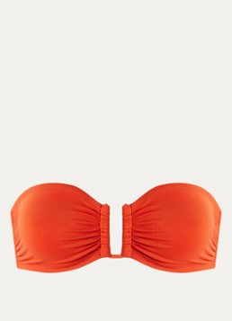 Eres Dames Bandeau bikinitop in de kleur Oranjerood, maat: 42