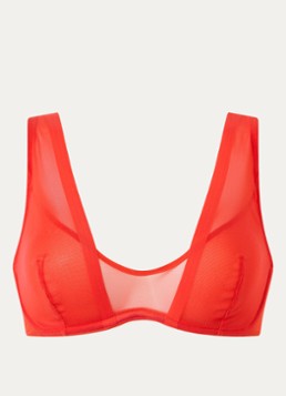 Sarda Dames Chalmers beugel bh van mesh in de kleur Rood